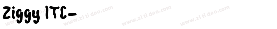 Ziggy ITC字体转换